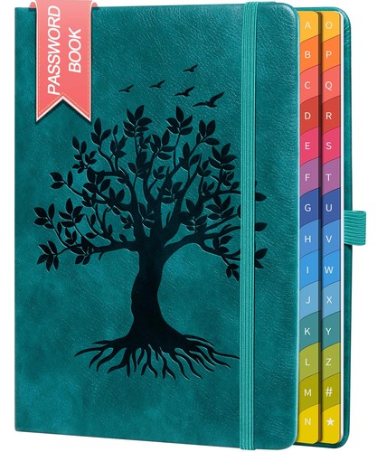 Password book with colorful - password,