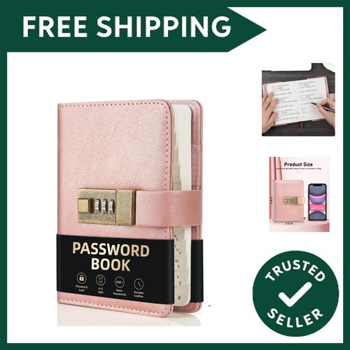 Password book with lock - password,