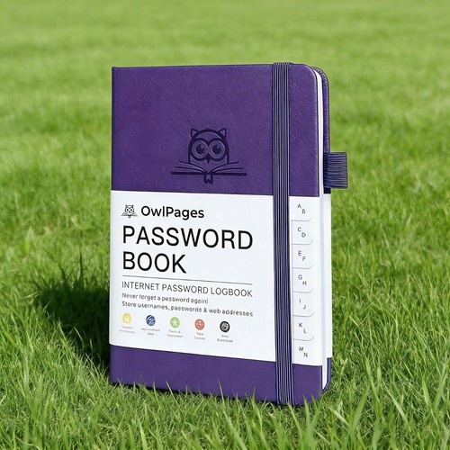 Password book with - book,