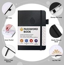 Hardcover Password Logbook