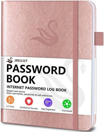 Elegant password book with - elegant,