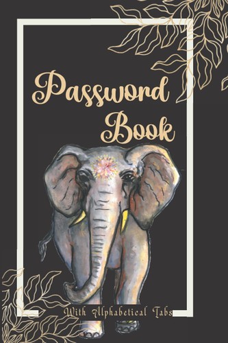 Password book with - password,