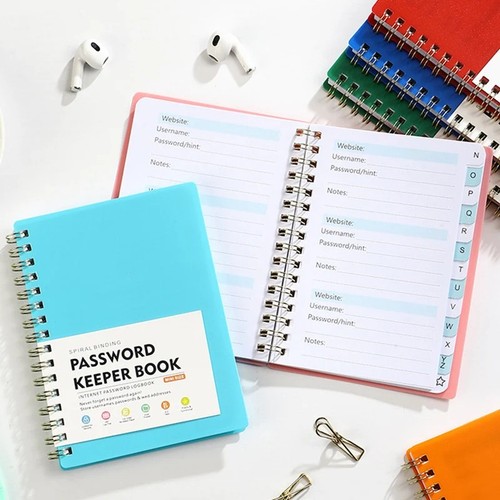 Password keeper book - a6,