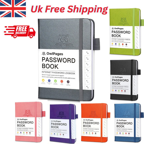 Password book with - password,