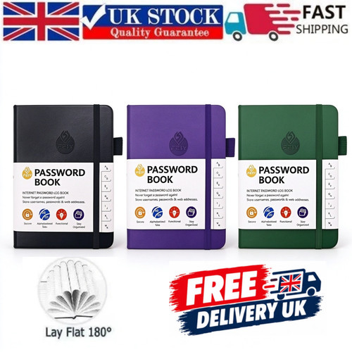 Hardcover password book with - hardcover,
