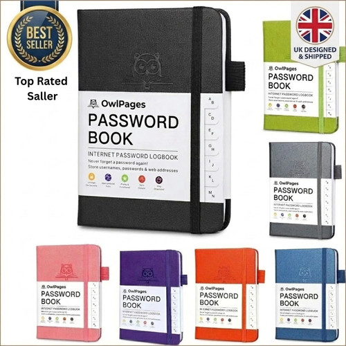 Password book with - book,