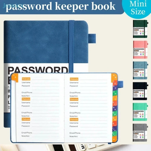 Password book with - book,