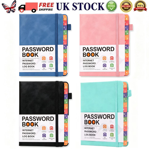Hardcover password book - b6,