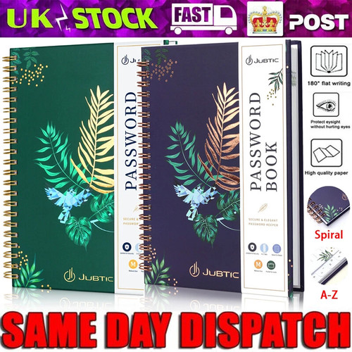 Password book with - password,