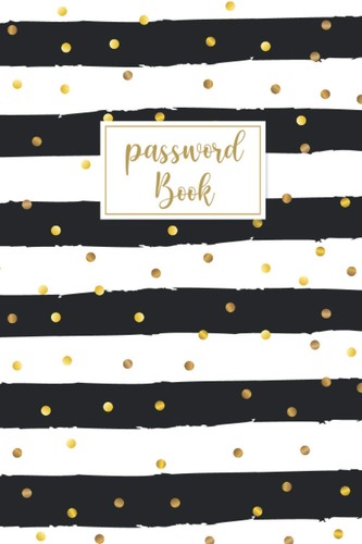 Password book with - book,