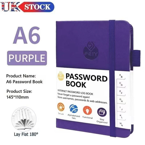 Hardcover password book - hardcover,