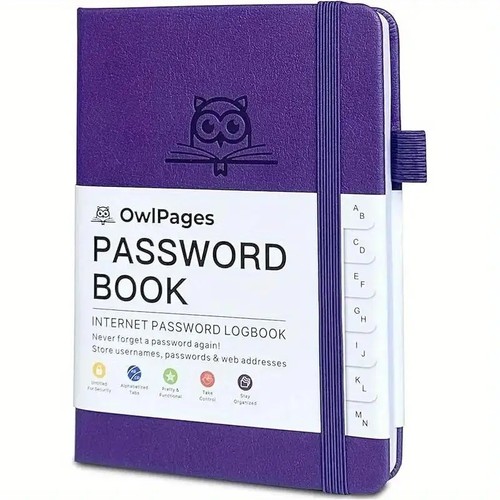 Password book with - password,