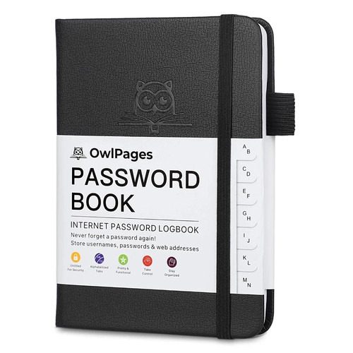 Password book with - password,