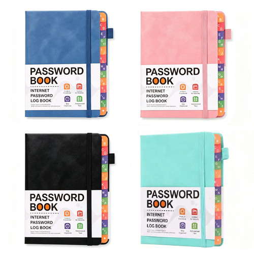 Password book with - book,