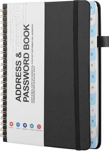 Password book and address - password,