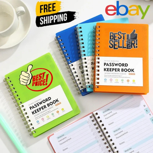Password book with - password,