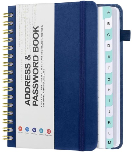 Address and password book - address, with