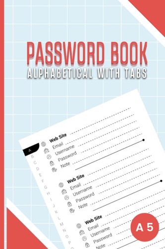 Password book alphabetical - book,