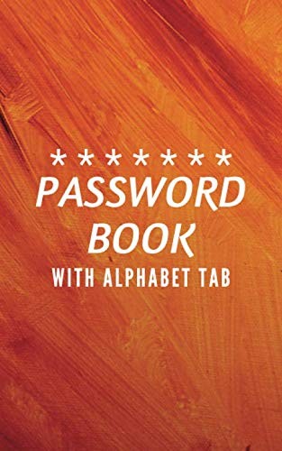 Password book with tabs - password,