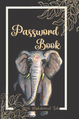 Password book with - password,