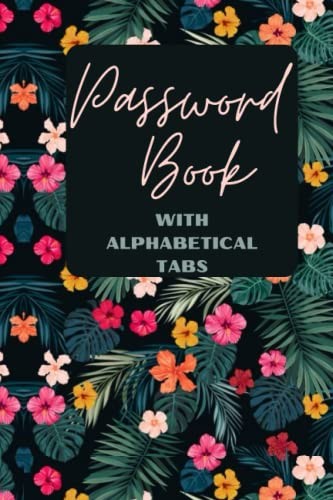 Password book with - book,