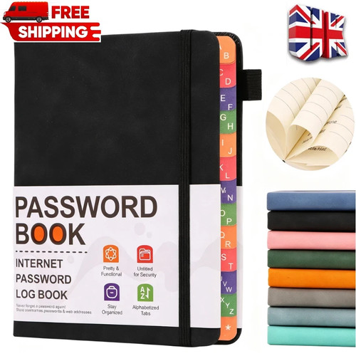 Password book with - password,