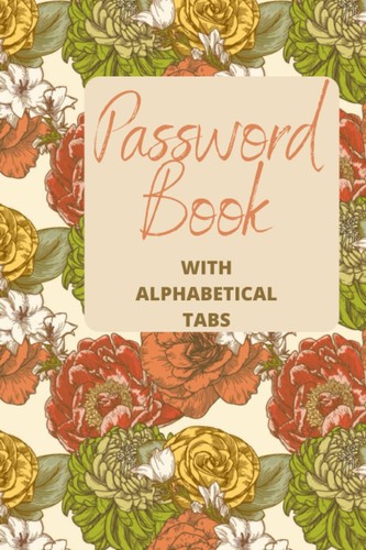 Password book with - book,