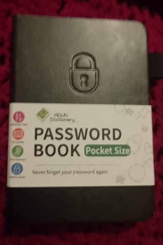 Password book for internet - book,