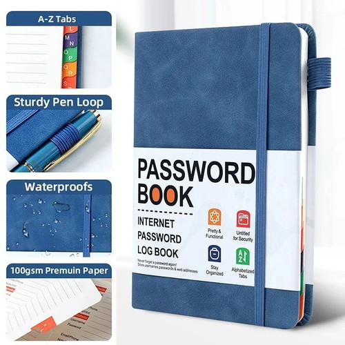 Password book with - password,