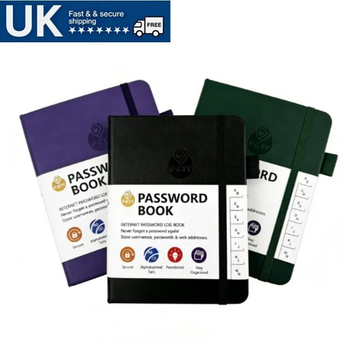 Password book with - password,